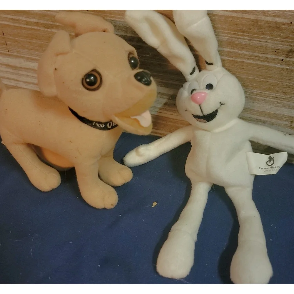 Vintage Cereal Mascot Plush Lot General Mills Taco Bell Dog As Is